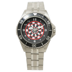 Reloj De Pulsera Estilo de tablero negro numerado
