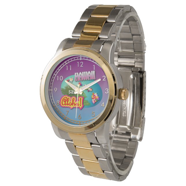Reloj De Pulsera Estilo hawaiano (Angular)