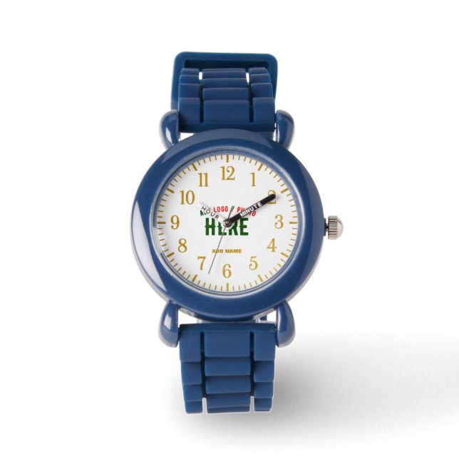 RELOJ DE PULSERA ESTILO MODERNO NAVY AZUL ÚNICO VERIFICADO MARCA (Anverso)