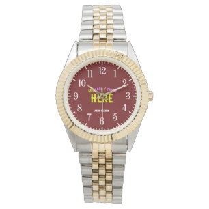 RELOJ DE PULSERA ESTILO MODERNO SILVERY GOLDEN VERIFICADO MARCA