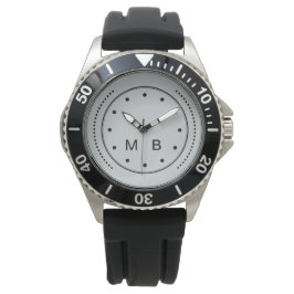 Reloj De Pulsera Estilo monograma masculino