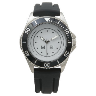 Reloj De Pulsera Estilo monograma masculino