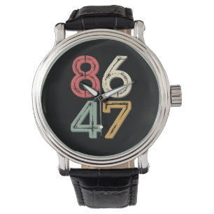 Reloj De Pulsera Estilo Retro Años 80 Vintage Anti Trump 86 47