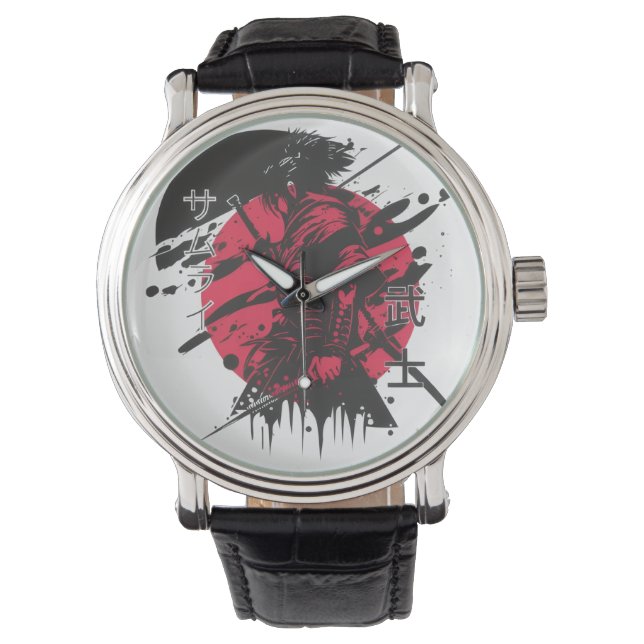 Reloj De Pulsera Estilo Samuri (Anverso)