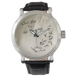 Reloj De Pulsera Estoy atrasado en Anyways Vintage Watch