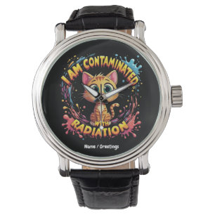 Reloj De Pulsera Estoy contaminado con meme de gato japonés por rad