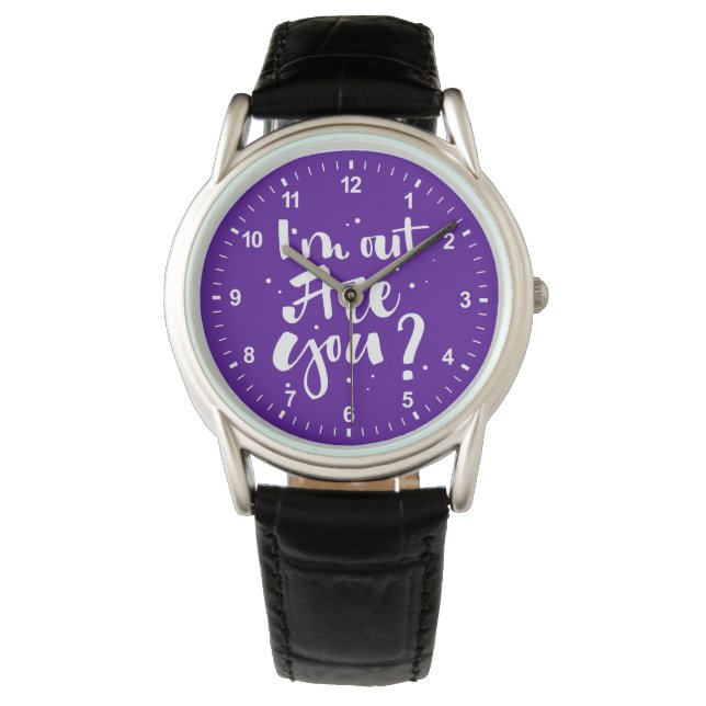 Reloj De Pulsera Estoy fuera, ¿eres tú? (Anverso)