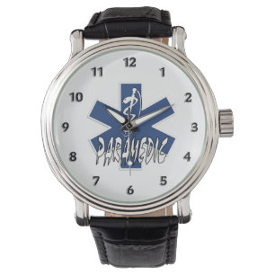 Reloj De Pulsera Estrella activa del paramédico de la vida