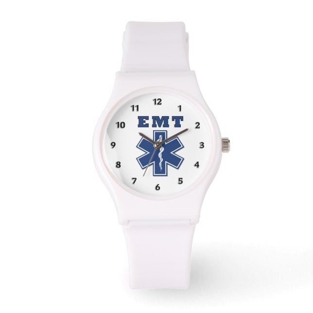 Reloj De Pulsera Estrella azul de vida EMT (Anverso)
