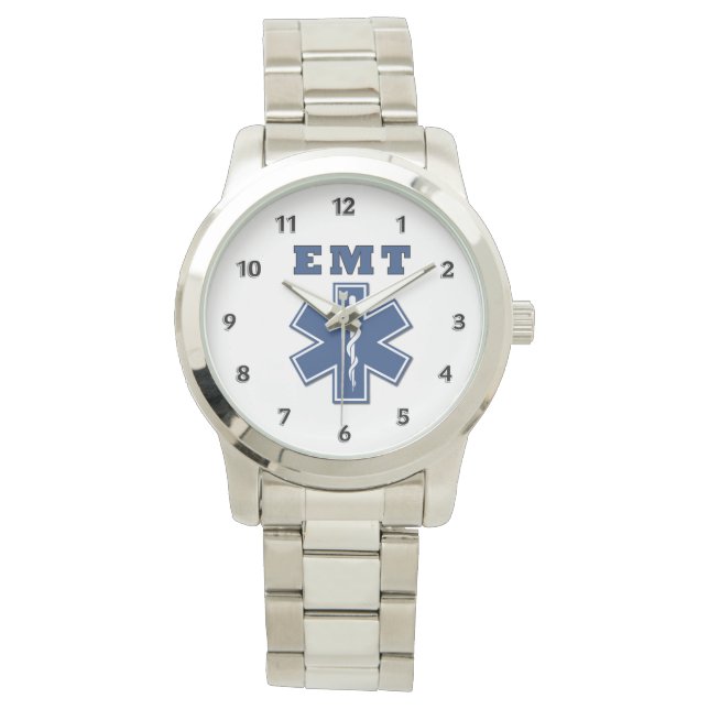 Reloj De Pulsera Estrella azul de vida EMT (Anverso)