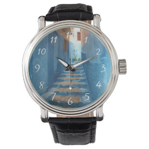 Reloj De Pulsera Estrella azul estrecha en Marruecos