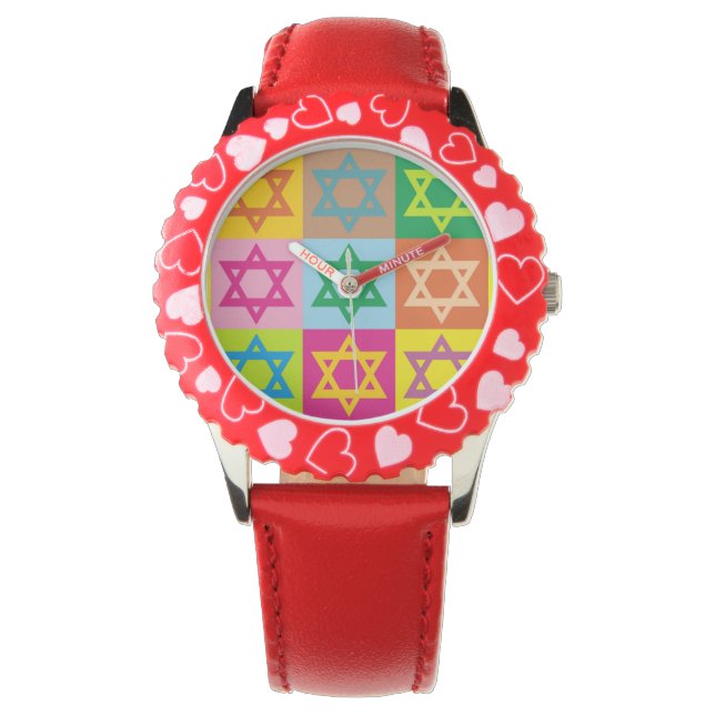 Reloj De Pulsera Estrella de David (Anverso)