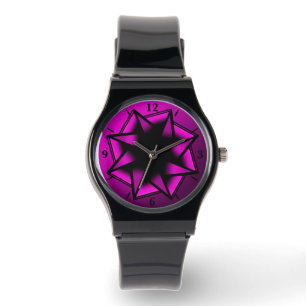 Reloj De Pulsera Estrella de degradado rosado caliente