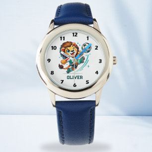 Reloj De Pulsera Estrella de Fútbol León Adorable