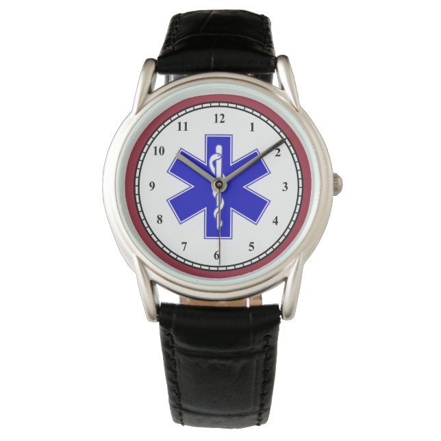 Reloj De Pulsera Estrella de la vida de EMT (Anverso)