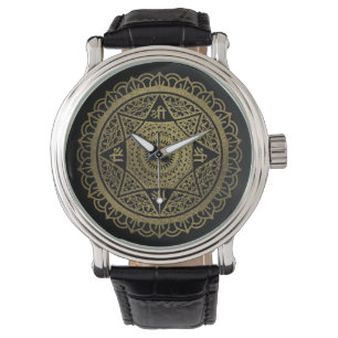 Reloj De Pulsera Estrella de oro de Lakshmi - Ashthalakshmi Sri