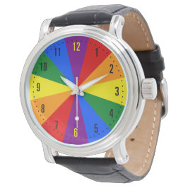 Reloj De Pulsera Estrella del orgullo LGBTQ de la diversidad del or
