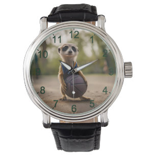 Reloj De Pulsera Estrella del Pequeño Hoop: El bebé Meerkat sostien