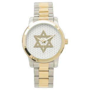 Reloj De Pulsera Estrella dorada de David Seamless