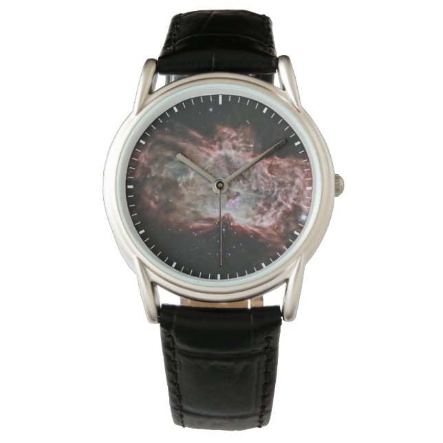 Reloj De Pulsera Estrella En El Centro De La Nebulosa De La Llama. (Anverso)