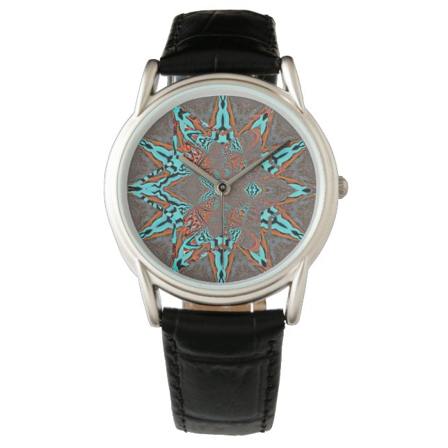 Reloj De Pulsera Estrella fractal del futuro (Anverso)