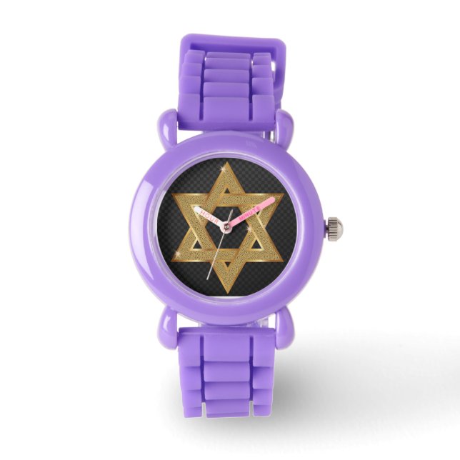 Reloj De Pulsera Estrella infantil de David (Anverso)