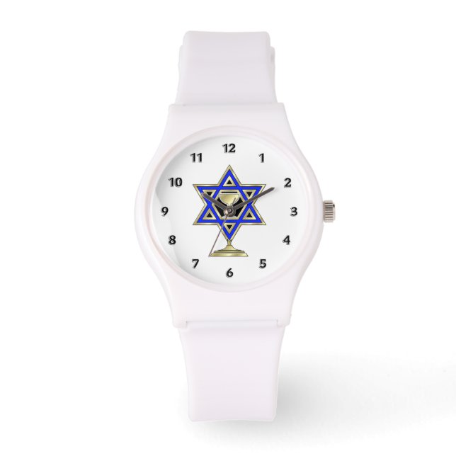 Reloj De Pulsera Estrella judía (Anverso)