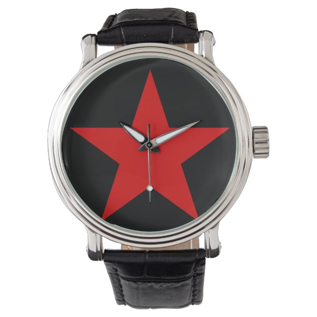 Reloj De Pulsera Estrella roja (Anverso)