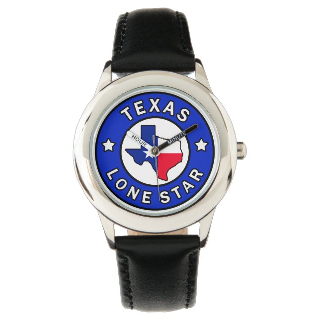 Reloj De Pulsera Estrella solitaria de Texas (Anverso)