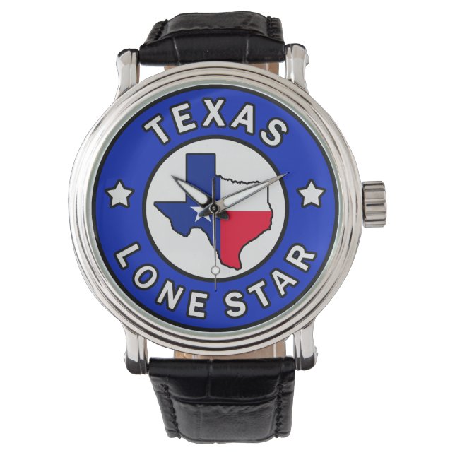 Reloj De Pulsera Estrella solitaria de Texas (Anverso)