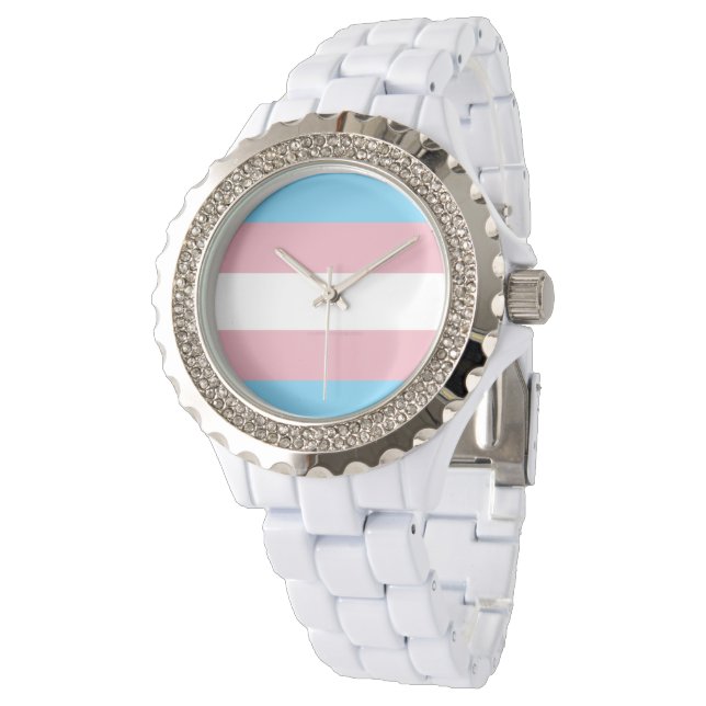 Reloj De Pulsera Estrella transgénero de la diversidad del orgullo  (Angular)