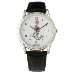 Reloj De Pulsera Estrellas de baloncesto de la Galaxia del Espacio 