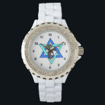 Reloj De Pulsera Estrellas de gato judío<br><div class="desc"></div>