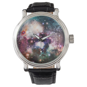Reloj De Pulsera Estrellas de la galaxia de la nebulosa