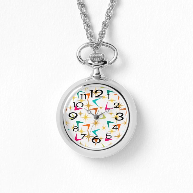 Reloj De Pulsera Estrellas y boomerangs (Anverso)