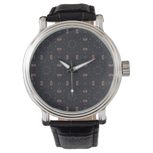 Reloj De Pulsera Estrellas y patrón de nave espacial único
