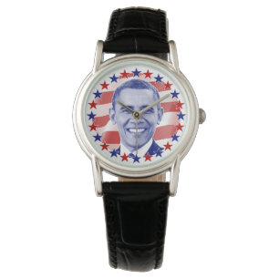Reloj De Pulsera Estrellas y rayas del presidente Barack Obama
