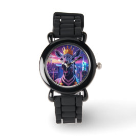 Reloj De Pulsera Estrellas Y Rayas Zebra Zanzíbar