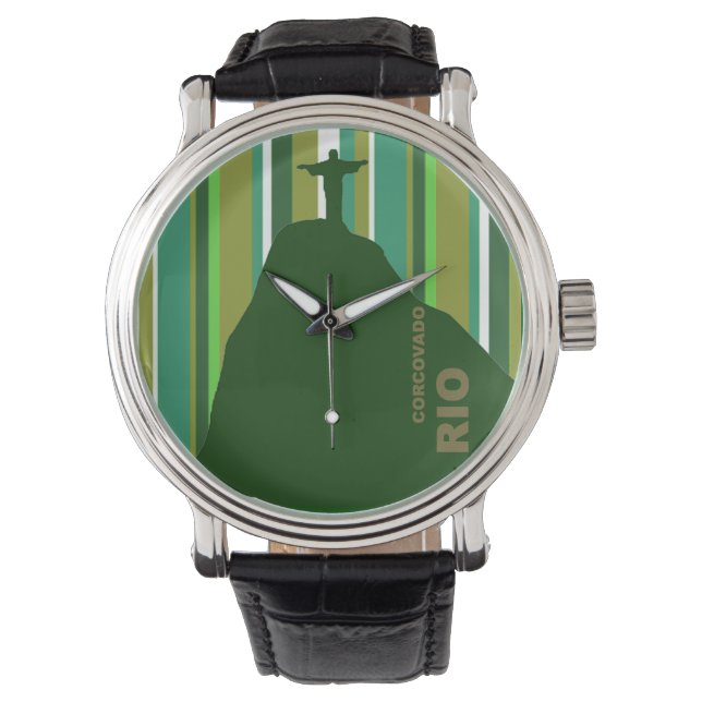 Reloj De Pulsera Estribos de Río Corcovado (Anverso)