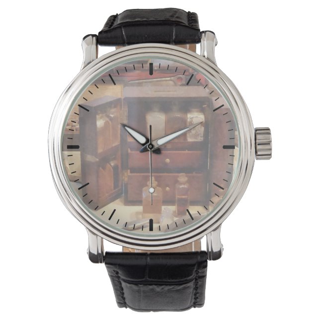 Reloj De Pulsera Estuche para Botellas de Medicamentos (Anverso)