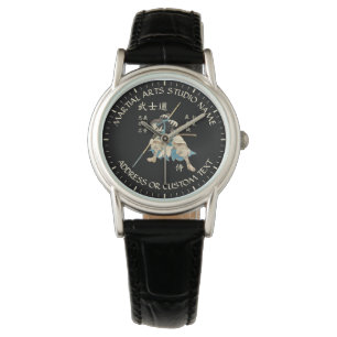 Reloj De Pulsera Estudio del Taekwondo Jiu-jitsu del karate de los