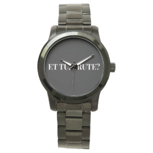 Reloj De Pulsera ¿Et Tu, Brute? Julio César III de Shakespeare