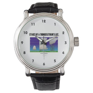 Reloj De Pulsera Etapas de la meteorología de la vida de una
