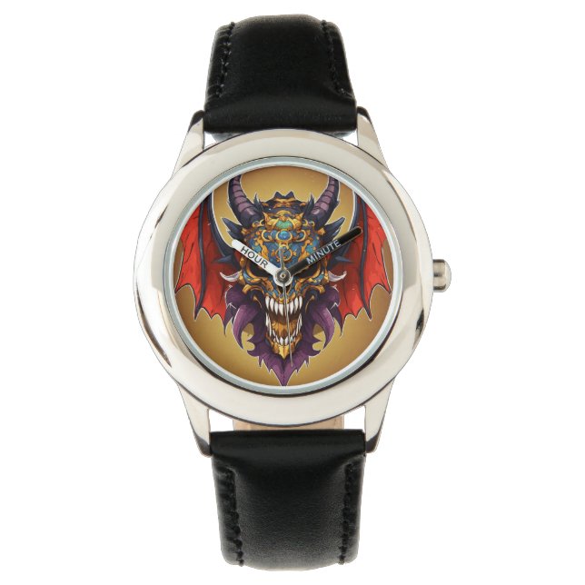 Reloj De Pulsera "Eternal Elegance: El Tiempo Del Guardián Dragón" (Anverso)