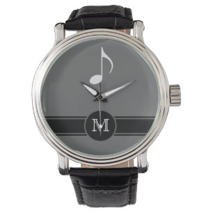Reloj De Pulsera Etiqueta de nota musical inicial