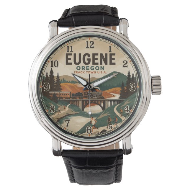 Reloj De Pulsera Eugene Oregon (Anverso)