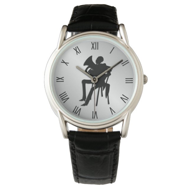 Reloj De Pulsera Euphonium / Baritone Player con números romanos (Anverso)