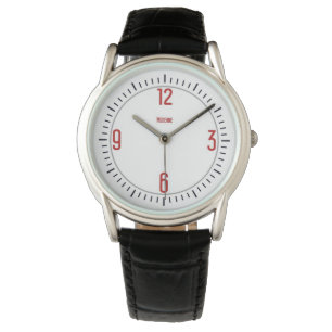 Reloj De Pulsera Euro Moderno 1 Red Designer Watch