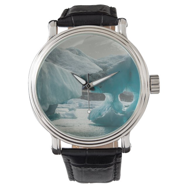 Reloj De Pulsera Europa, Islandia, Japónrlon. Formaciones de Iceber (Anverso)