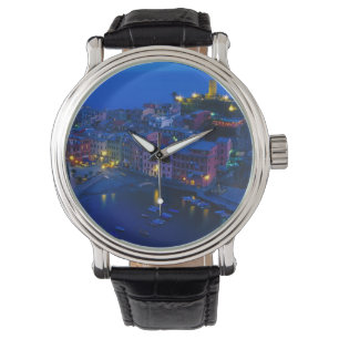 Reloj De Pulsera Europa, Italia, Cinque Terre, Vernazza. Ladera